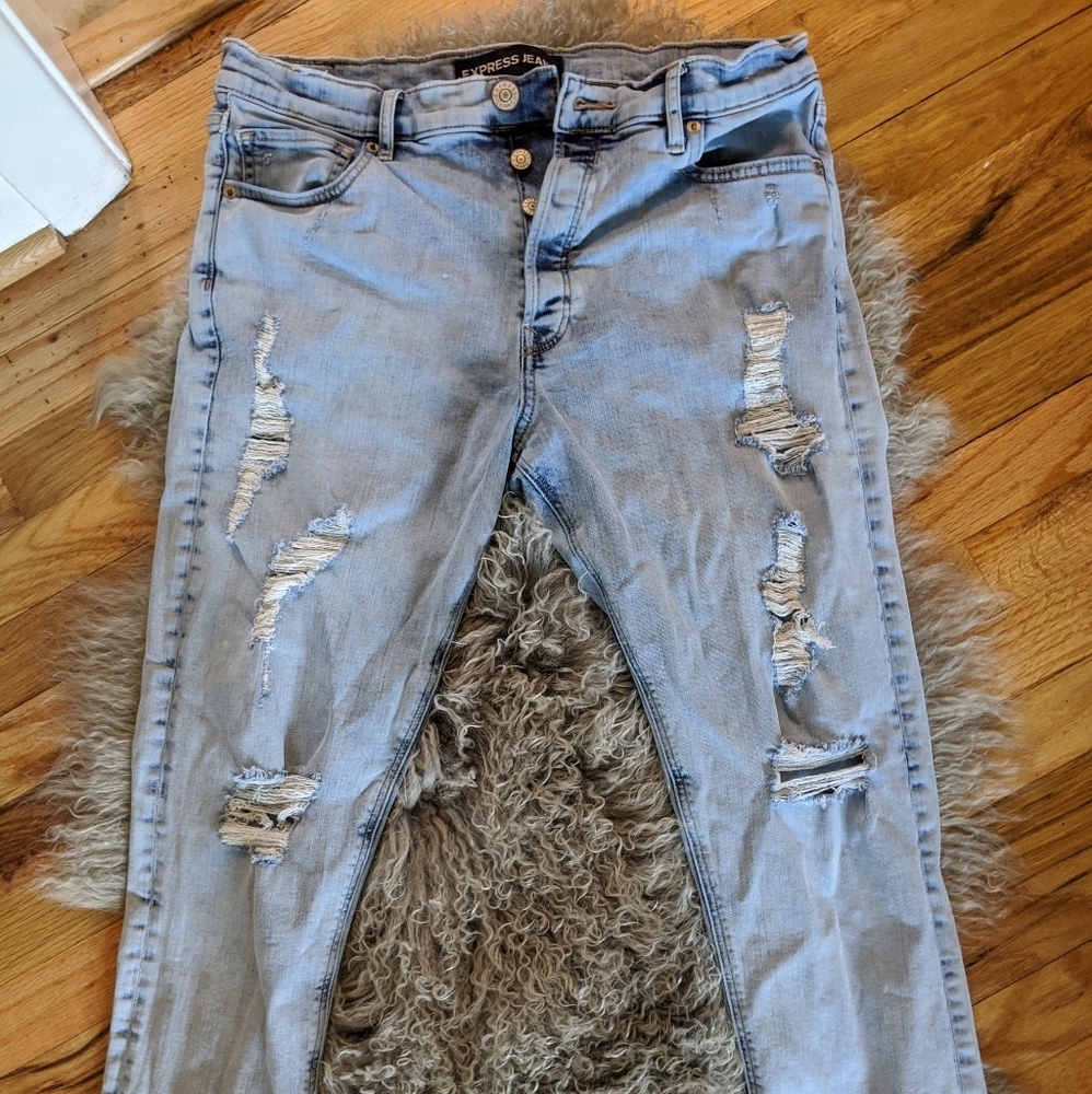 Womens Express Skinny Ankle jeans sz 10r